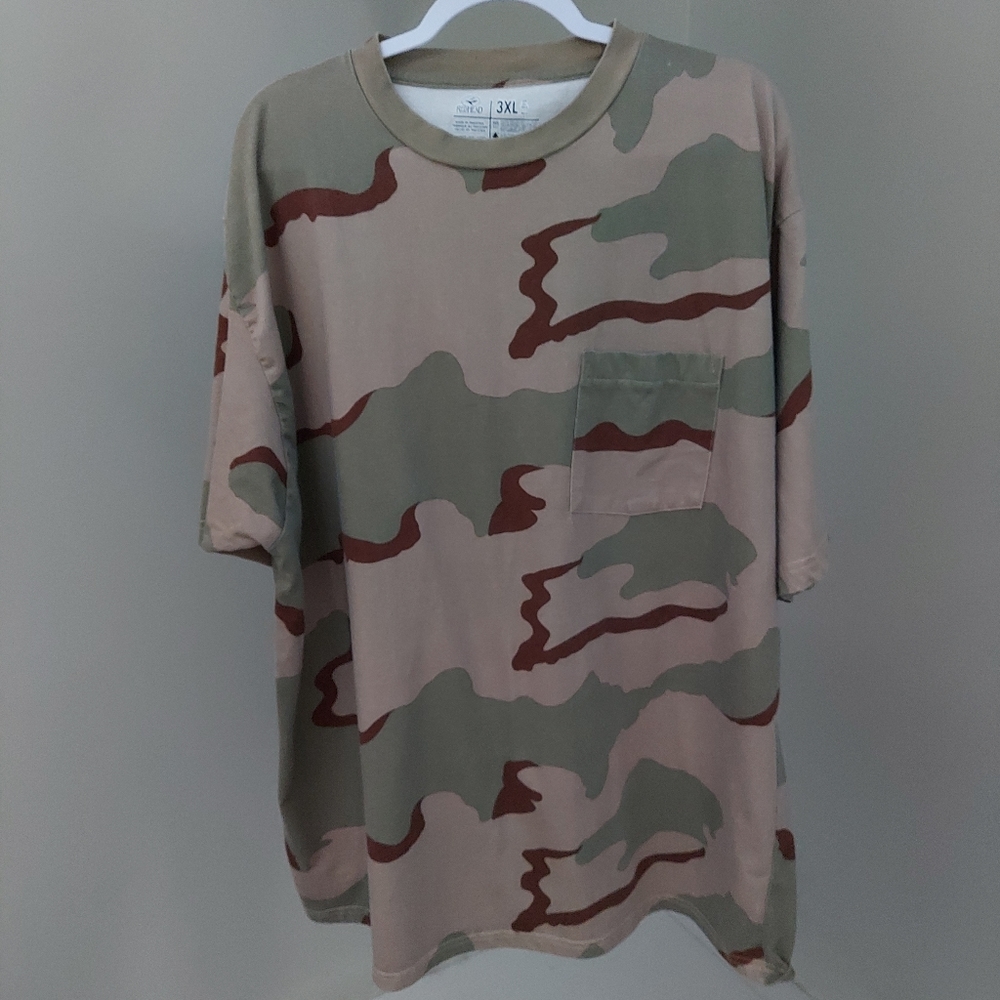 Camouflage Print T-Shirt